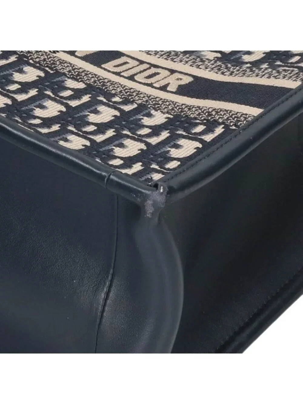 Dior Book Tote Small Oblique Jacquard 2-Way Handbag